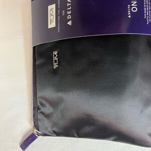 TUMI Black Travel Pouch